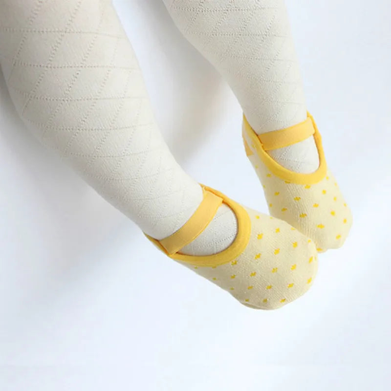 Baby socks Cotton Girls Boys Cute Cartoon anti-slip Toddler Floor Socks Fashion Animal pattern Elastic First Walker Shoes 0-3Y