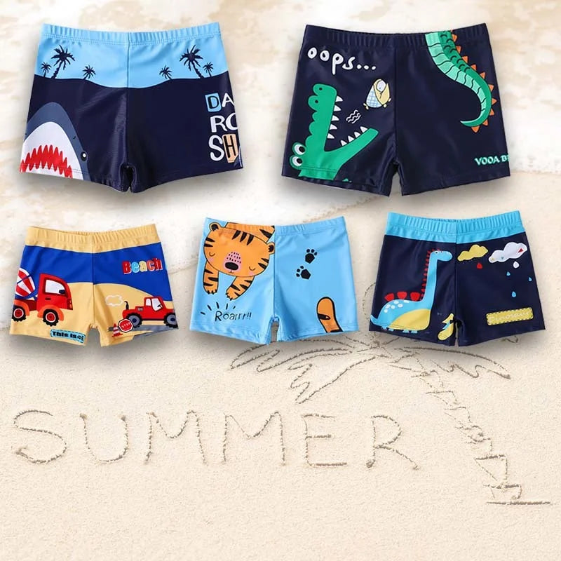Swimming Trunks For Boys Shark Trunks Swimsuit 2-9Y Children's Swimwear Kids Trunk Shark Beachwear Boys Bathing Suit