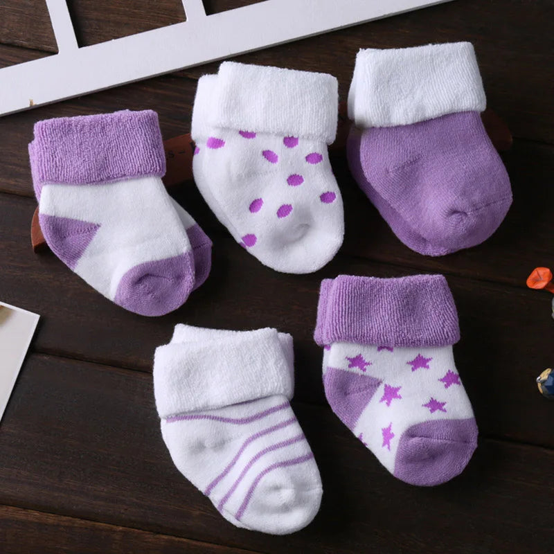 5Pcs/lot Infant Baby Socks Summer Baby Socks for Girls Cotton Newborn Boy Toddler Socks Baby Clothes Accessories