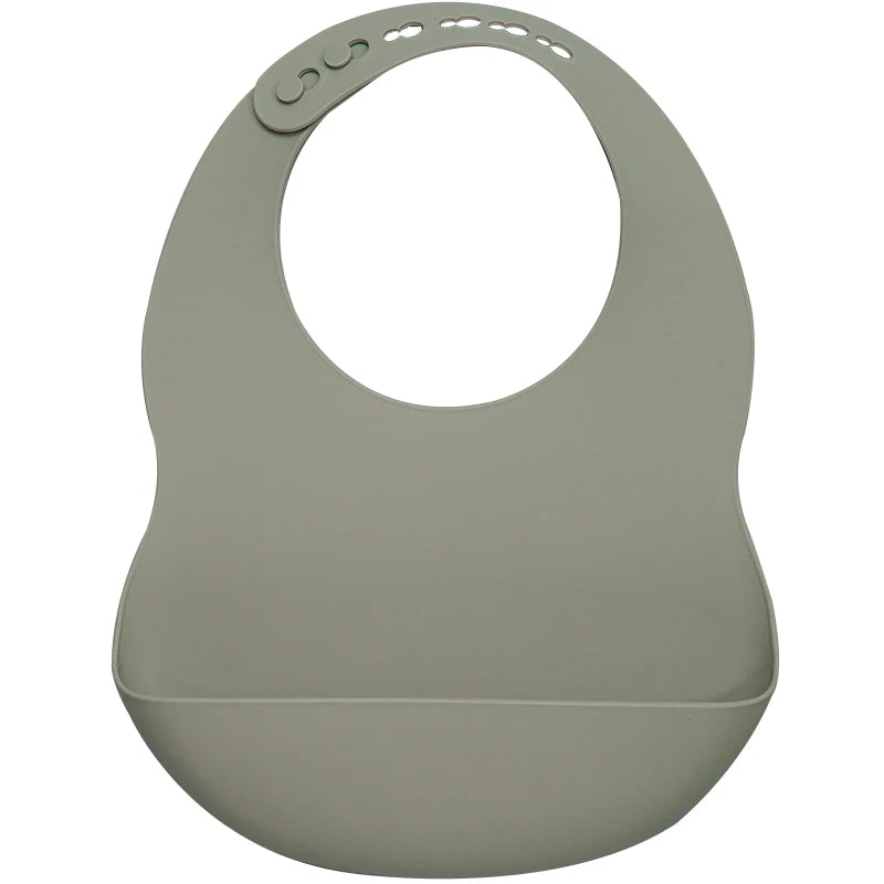 1 Pcs Soft Silicone Burp Bibs For Children Fashionable Baby Breastplate Feeding Waterproof Bibs Food Grade Newborn Accessories
