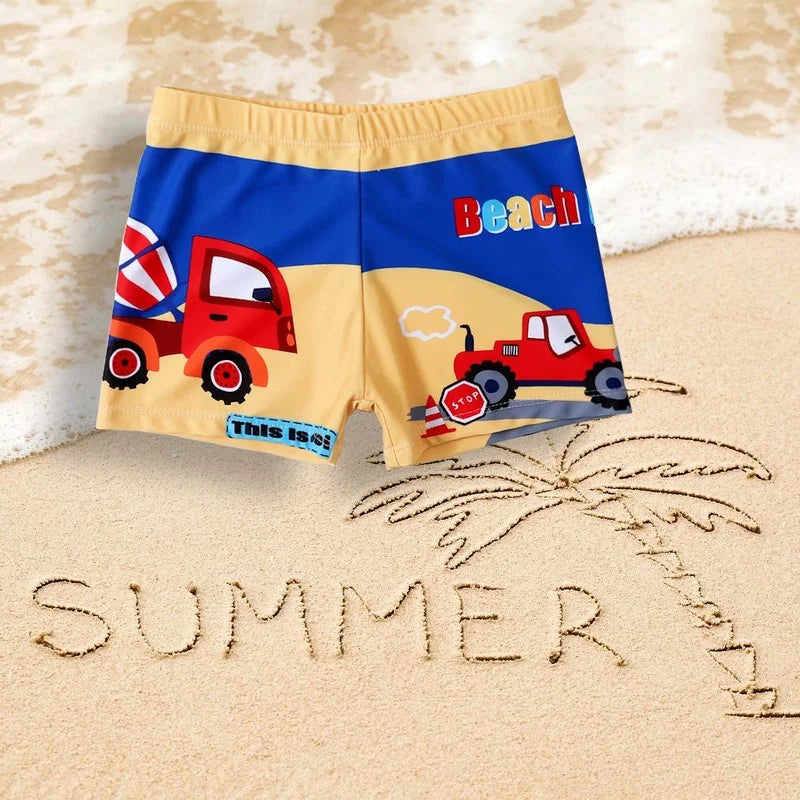 Swimming Trunks For Boys Shark Trunks Swimsuit 2-9Y Children's Swimwear Kids Trunk Shark Beachwear Boys Bathing Suit