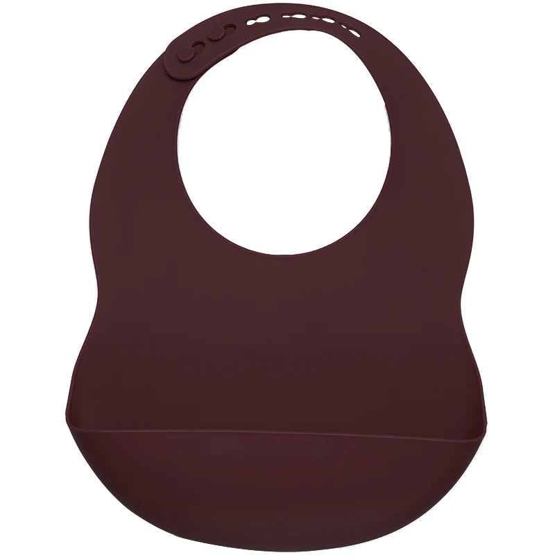 1 Pcs Soft Silicone Burp Bibs For Children Fashionable Baby Breastplate Feeding Waterproof Bibs Food Grade Newborn Accessories
