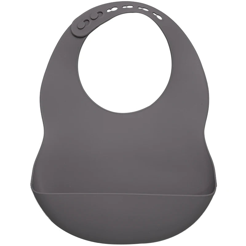 1 Pcs Soft Silicone Burp Bibs For Children Fashionable Baby Breastplate Feeding Waterproof Bibs Food Grade Newborn Accessories