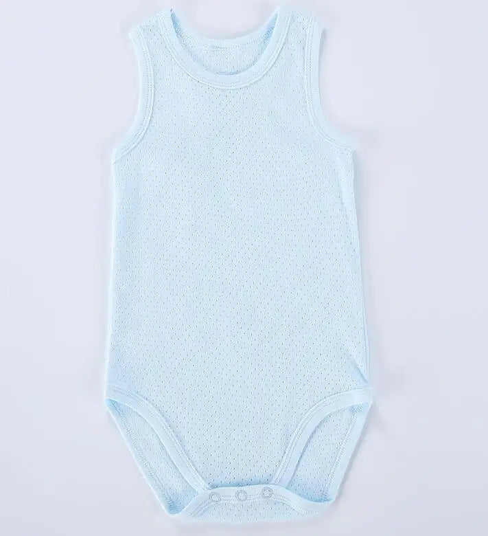 Baby bodysuit 100% cotton baby sleeveless body suits infant baby body boys girls summer clothes baby vest clothing overalls
