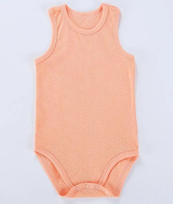 Baby bodysuit 100% cotton baby sleeveless body suits infant baby body boys girls summer clothes baby vest clothing overalls