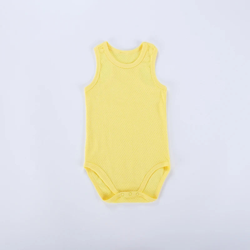 Baby bodysuit 100% cotton baby sleeveless body suits infant baby body boys girls summer clothes baby vest clothing overalls