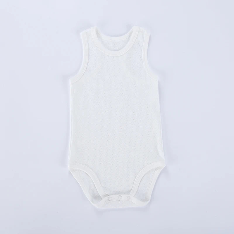 Baby bodysuit 100% cotton baby sleeveless body suits infant baby body boys girls summer clothes baby vest clothing overalls