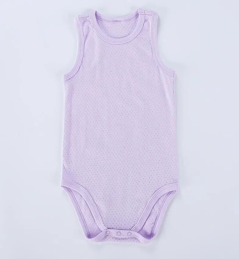Baby bodysuit 100% cotton baby sleeveless body suits infant baby body boys girls summer clothes baby vest clothing overalls
