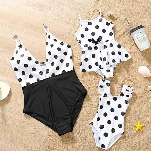The Price is a Swimsuit Mommy And Me Clothes Family Swimwear For Mother Daughter Swimsuit Matching Bikini Women Girls Clothes