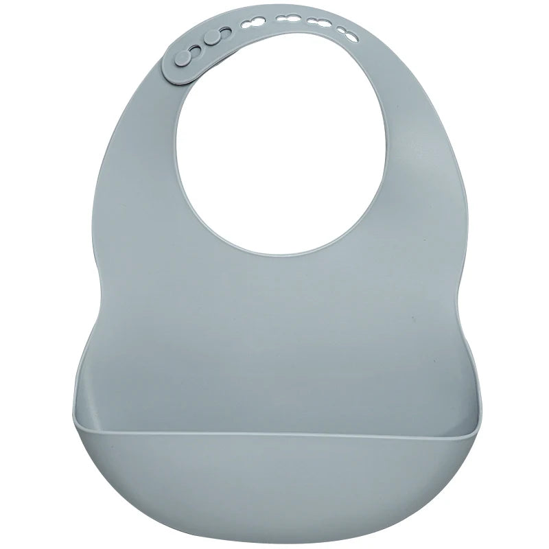 1 Pcs Soft Silicone Burp Bibs For Children Fashionable Baby Breastplate Feeding Waterproof Bibs Food Grade Newborn Accessories