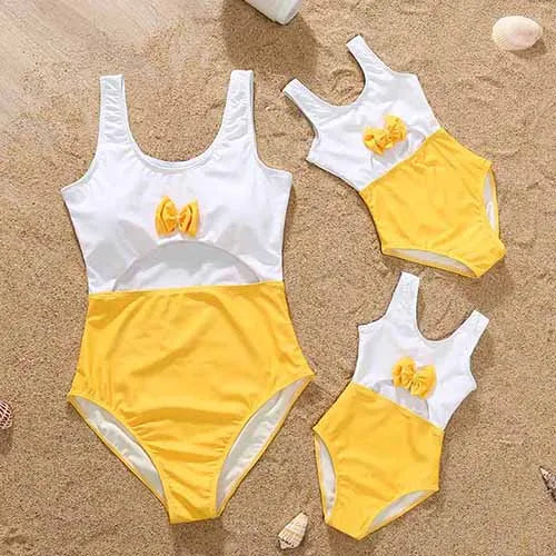 The Price is a Swimsuit Mommy And Me Clothes Family Swimwear For Mother Daughter Swimsuit Matching Bikini Women Girls Clothes