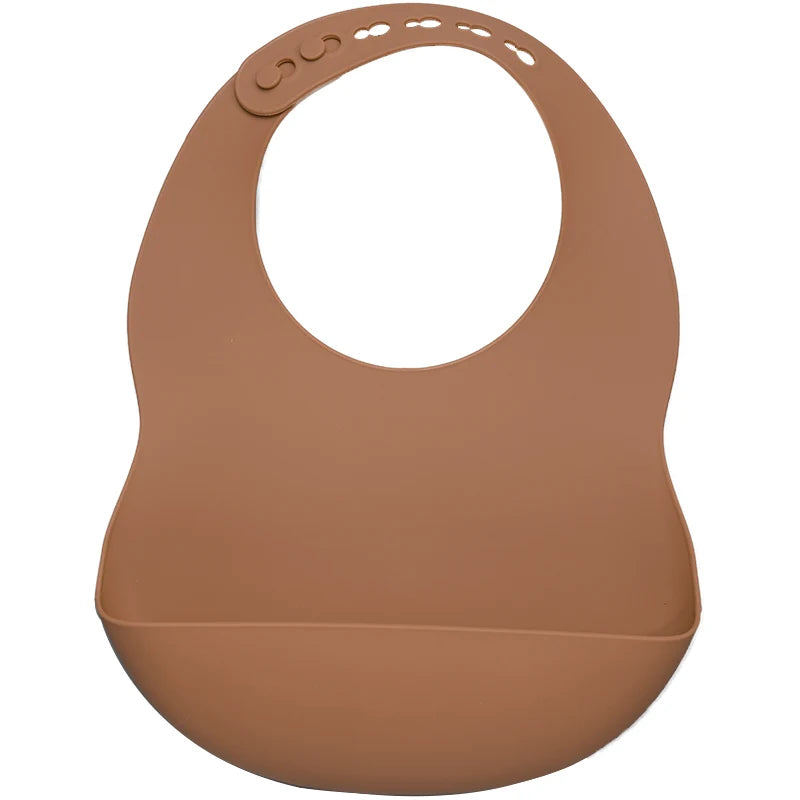 1 Pcs Soft Silicone Burp Bibs For Children Fashionable Baby Breastplate Feeding Waterproof Bibs Food Grade Newborn Accessories