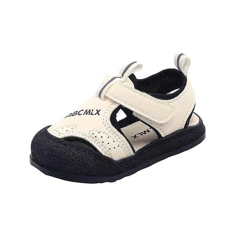Baby Boys Girls Sandals 0-24 Months 2025 New Summer Non-slip Soft Sole Toddler Beach Shoes Toes Capped First Walkers Barefoot
