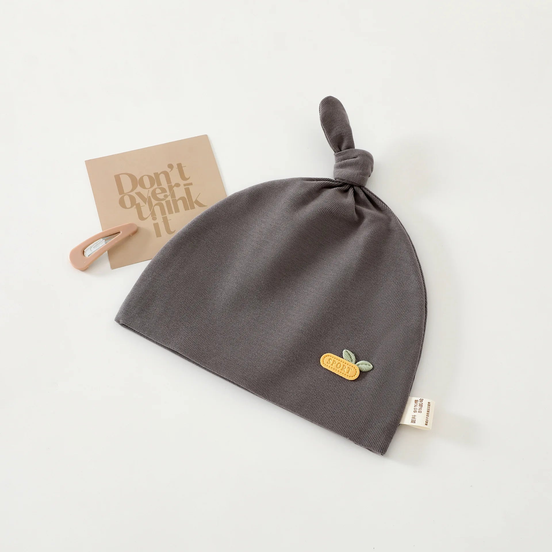 2025 Newborn Baby Four Seasons Knitted Hat Cotton Cartoon Hats for Male and Female Infants Aged 0-12 Months