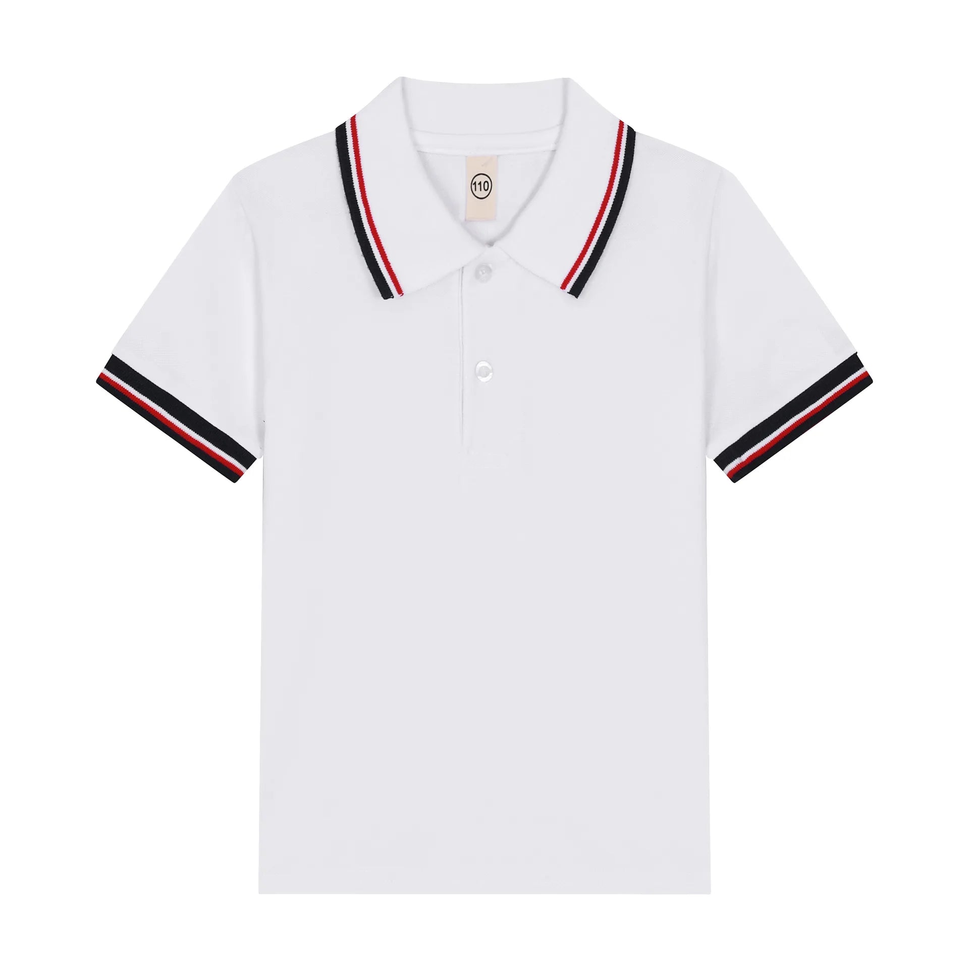 Kids T Shirt Baby Boy Toddler Polo Shirts for Children's Clothing Boys Clothes Cute Korean Polos Striped White Blue Summer Tops