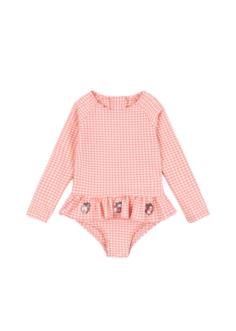 Swimsuit 2026 Summer Swimwear Girls Lace Beach Wear Print Ruffle Princess Children Bikinis Sets Monokini