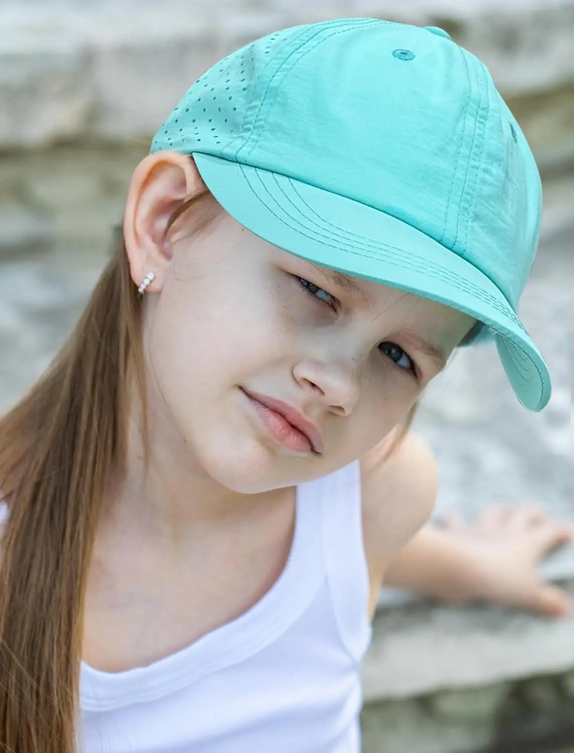Kids Sun Hats for Girls Boys Quick Drying Baseball Cap Lightweight Sun Protection Hat for Outdoor Activity
