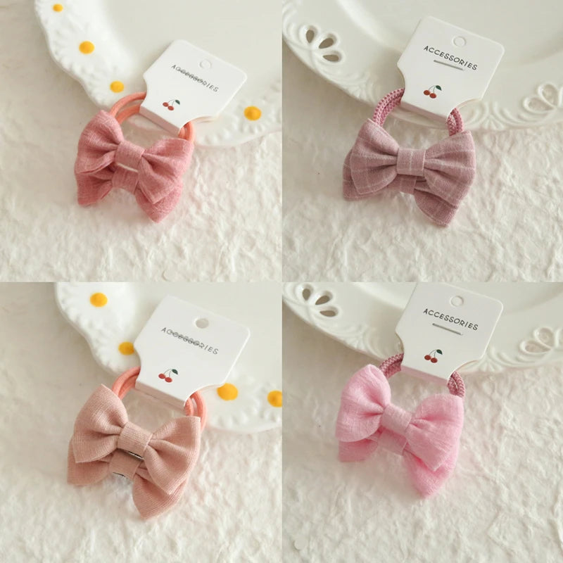 Children's Headwear Hair Accessories for girls, Elastic Hair Bow for baby, Cute Hair ties, Lovely Hair Rope