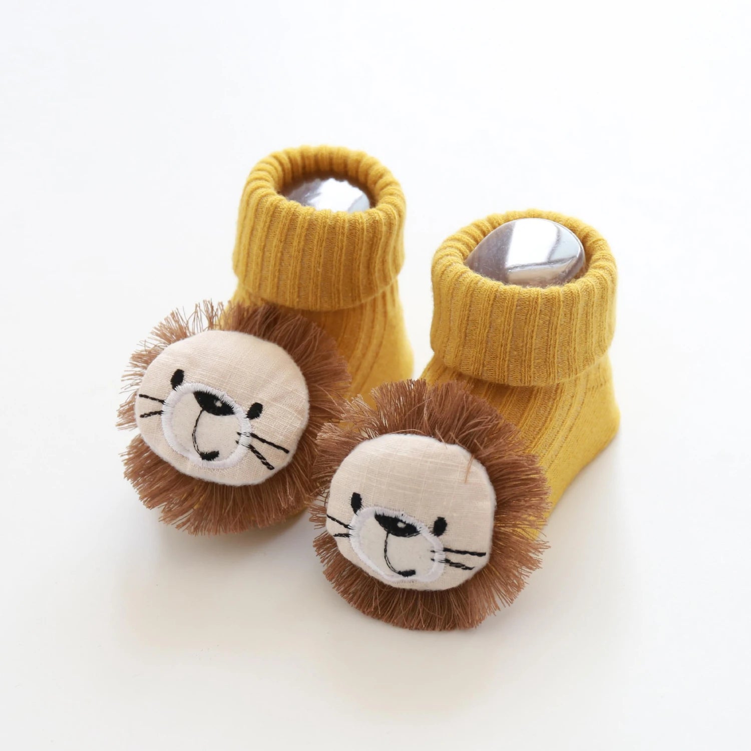 Baby Socks Girls Clothes Boys Slipper Newborn Accessories Anti Slip Bow Lion Cute Kids Toddlers Children Gift Infant Stuff Toy