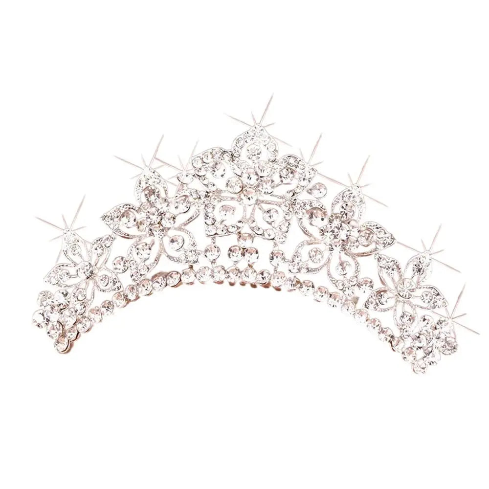 Children Stylish Hair Comb Sweet Headband Tiara Shiny Headwear Wedding  Jewelry Hair  Styling Accessories Fashion Accessories