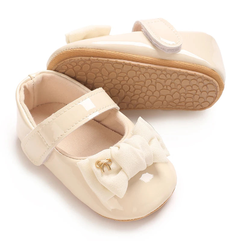Baby girl princess shoes birthday shoes 0-18 months baby walking shoes bow fashion sweet