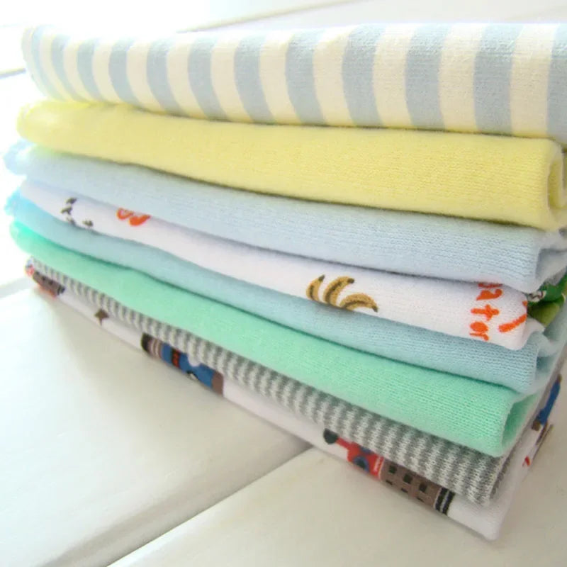 8PCS Newborn Cotton Towels UltraSoft Drool Bibs Baby Care Set Wash Bath Handkerchiefs for Boys Girls