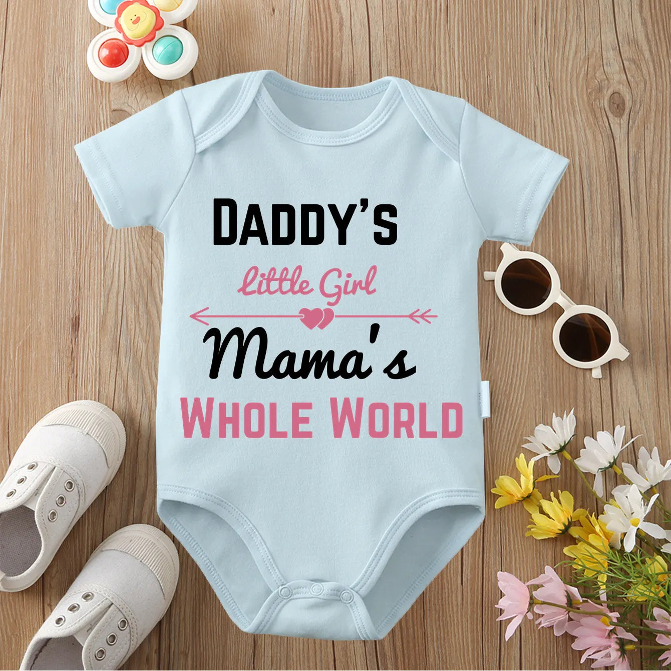 100% Cotton Born Because of Love Exquisite Print Comfortable Cloths Onesie Bodysuit for Baby Jumpsuit for 0 To 12 Months Newborn