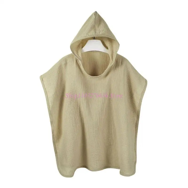 R6FD Baby Hooded Bath Towel for Toddlers Newborn Strong Absorbent Bathrobe Blanket