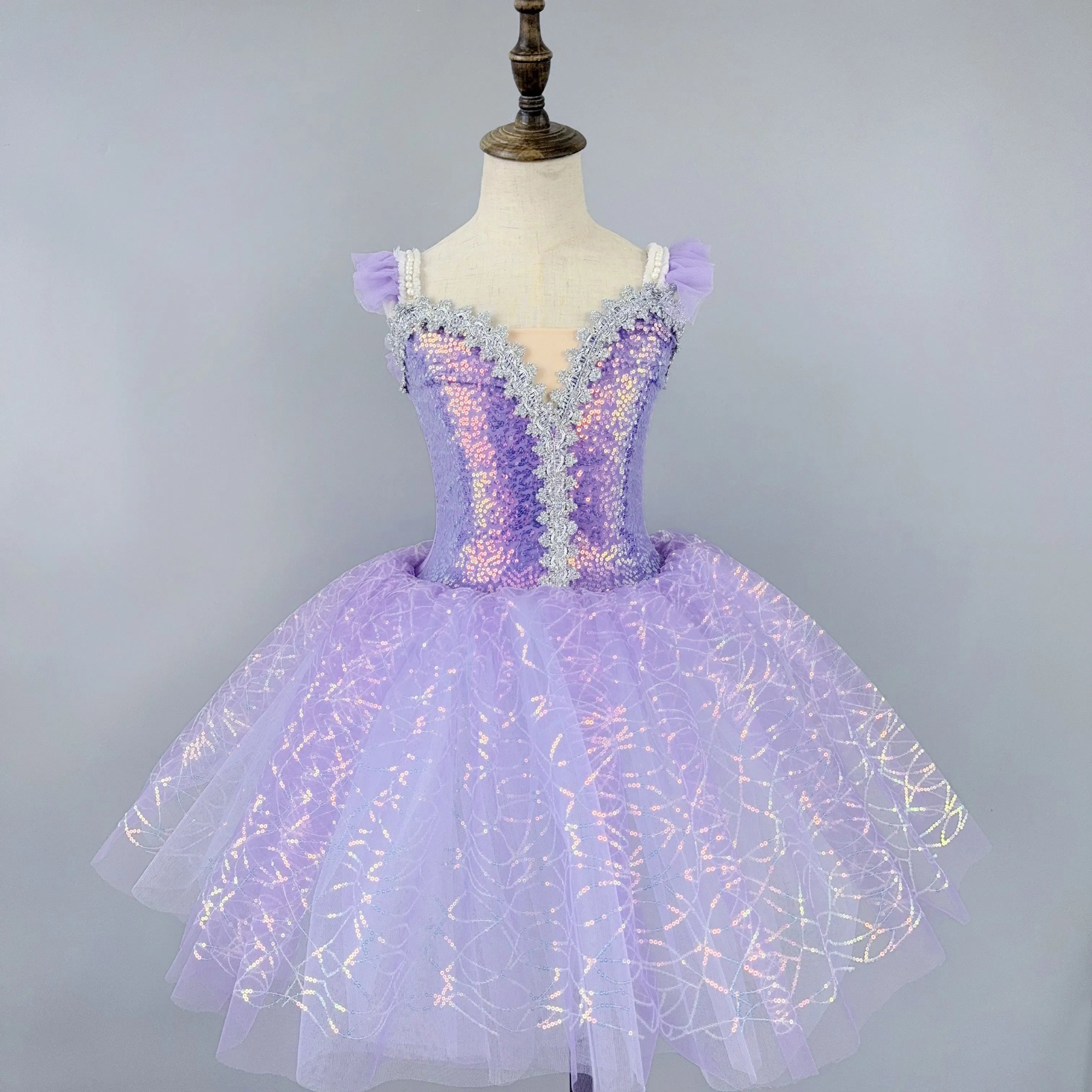 Ballet Performance Tutu Dress Girls Dance Wear Outfit Children Stage Clothing Fashion Ballet Dresses Princess Vestido Kids