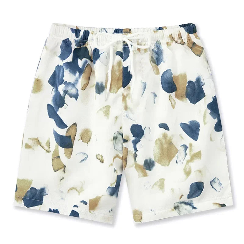 2024 Summer Family Vacation Look Clothes Mom and Daughter Short Sleeve Dress Holiday Dad and Son Shirts Two Piece Outfits Sets