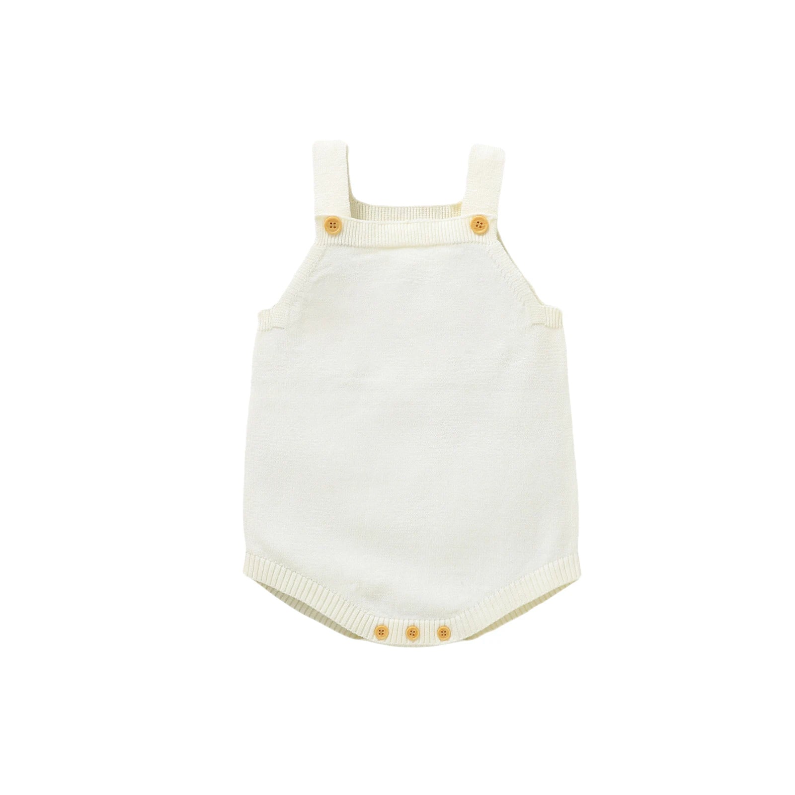 Newborn Baby Bodysuit Cotton Knit Children Sling Clothes Fashion Solid 0-18M Overalls Infant Boy Girl Jumpsuit Sleeveless Summer