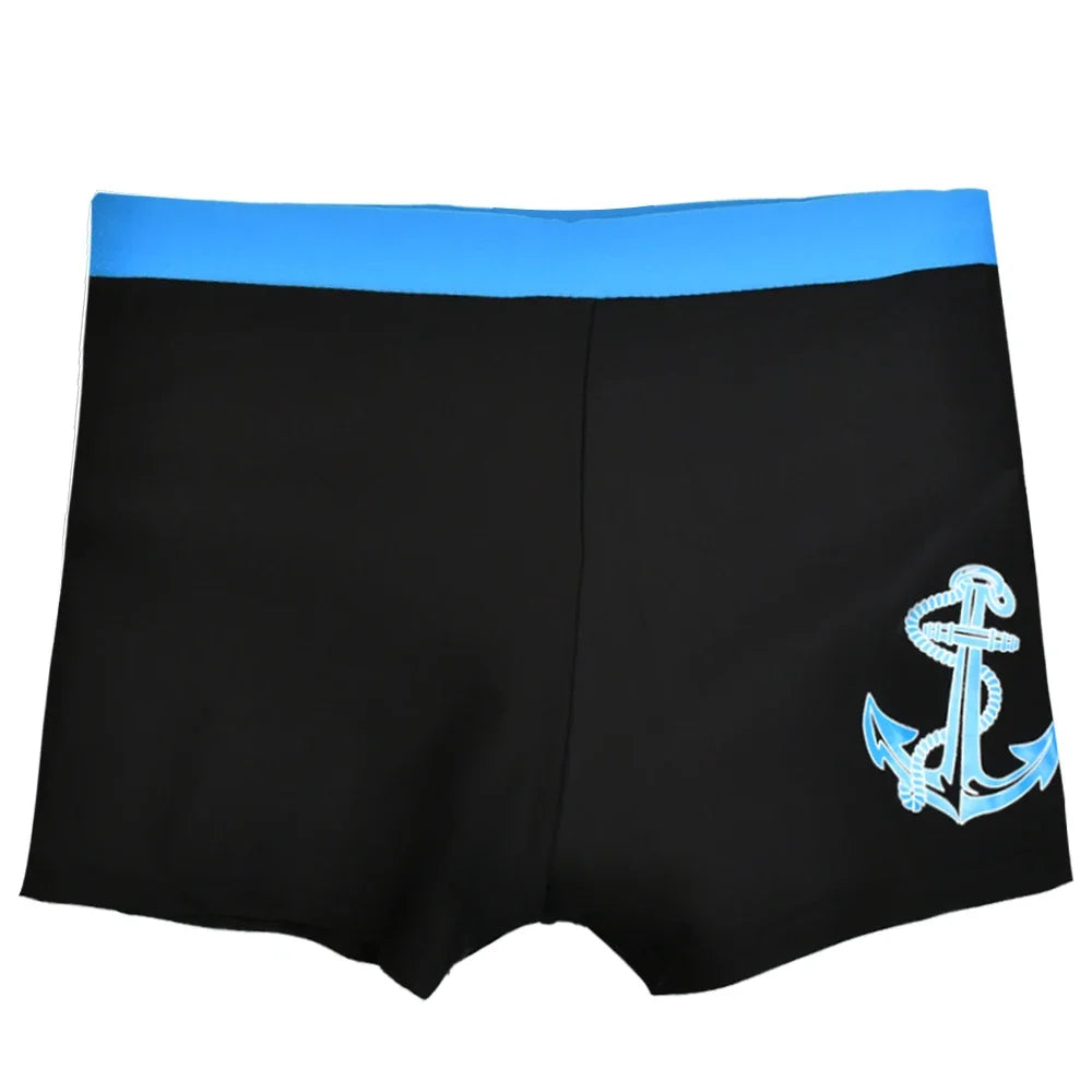 Boys Swim Trunks Toddler Swim Shorts Quick Drying Swimming Boxer Briefs Cute Cartoon Print Children's Swimwear Kids Swimsuit