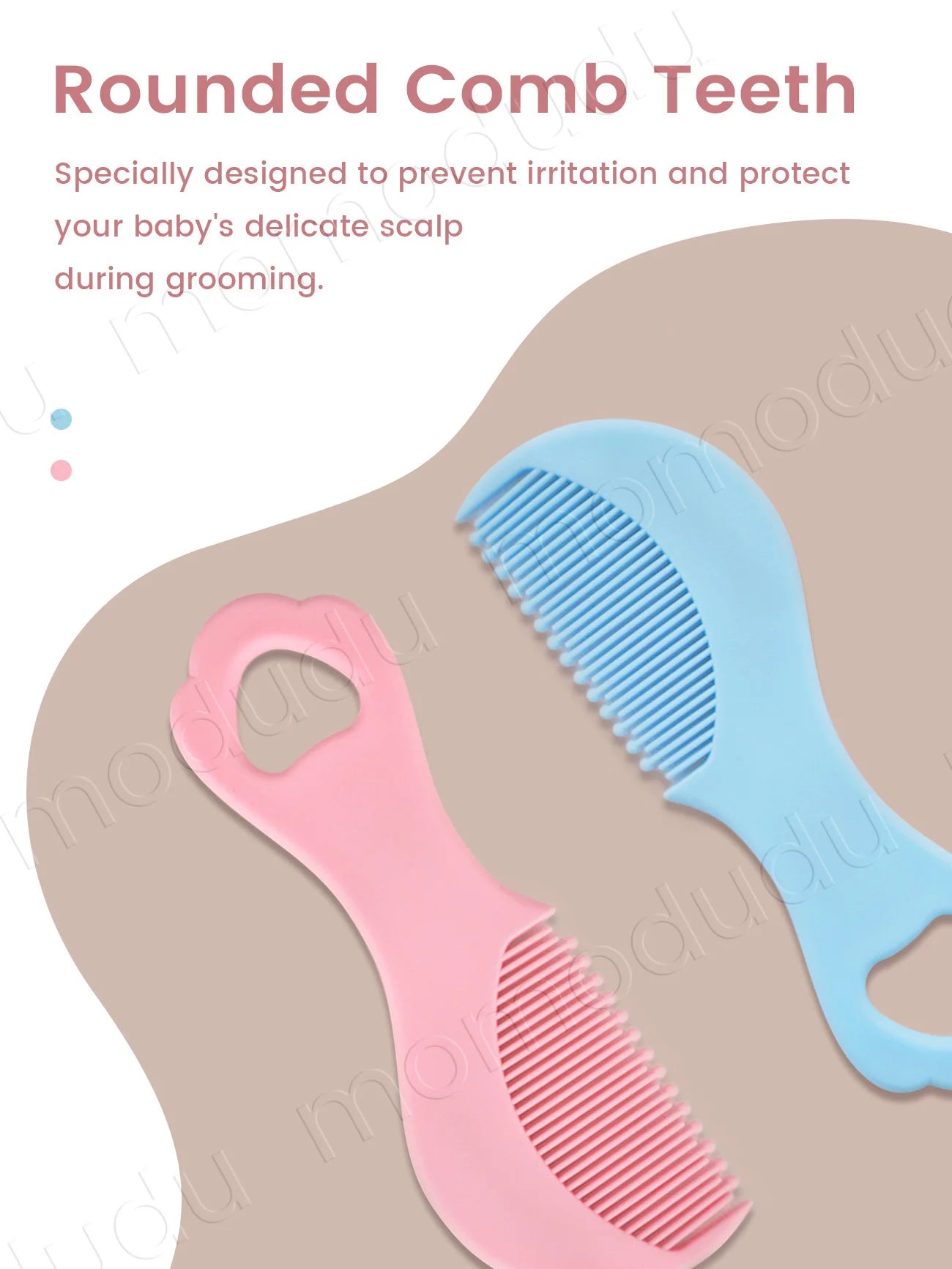 5PCS/Set Baby Grooming Care Kit, Baby Nail & Hair Care Set with Brush & Clippers for Newborns, Bath & Grooming Essentials