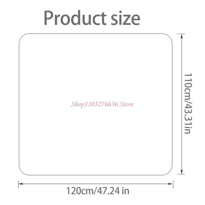 R6FD 120x110cm Swaddles Blanket for Newborns Breathable Cotton Baby Wrap Cloth Bath Towel Boys Girls Nursery Essential