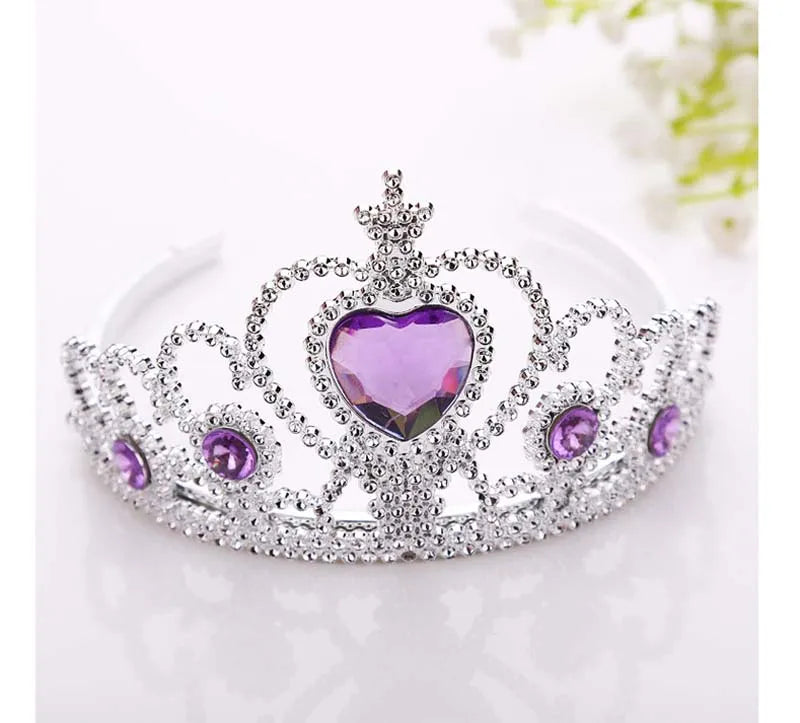 Children Tiara Headdress Headwear Cute Princess Crowns Hairband Headdress For Girls Kids Headband Accessories