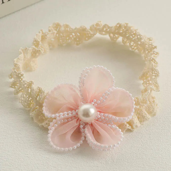 Elastic Flower Baby Girls Headband