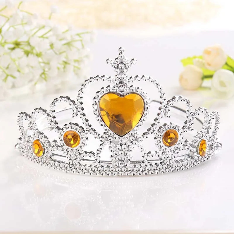 Children Tiara Headdress Headwear Cute Princess Crowns Hairband Headdress For Girls Kids Headband Accessories