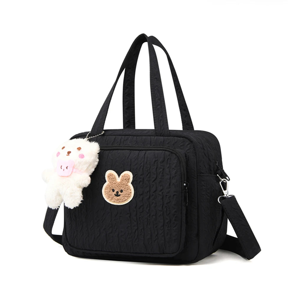 Diaper Maternal Bag Cute Cartoon with Pendant Mommy Stroller Nappy Bag Multi-function Large Capacity Nylon Organizer Travel Bag