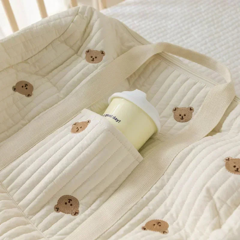 Mommy Bag Bear Maternity Pack Baby Diaper Bag Stroller Nappy Organizer Portable Luggage Tote Bags Travel Changing Messenger Bag