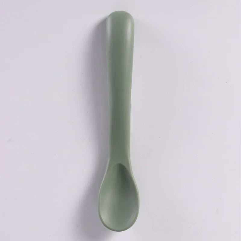 1/2 PCS Baby Learning Spoons Utensils Set Newborn Feeding Spoon Set Toddler Scoop Weaning Cutlery Children‘s Tablewar