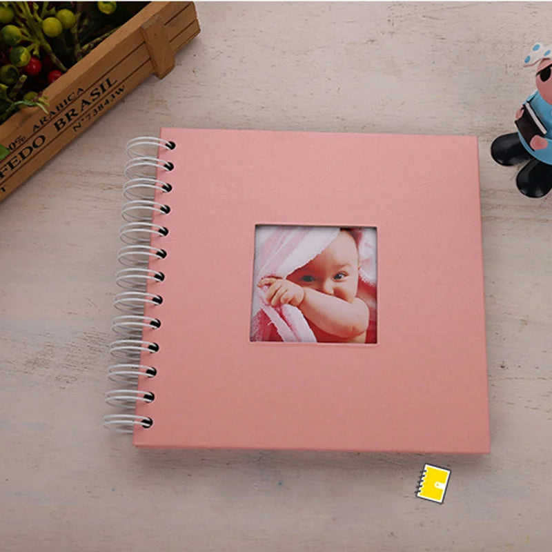 1Pc Baby Growth Record Commemorative Photo Album with 20 Sheets, Baby Kids Book Photo Keepsake for New Parents Christmas Gift