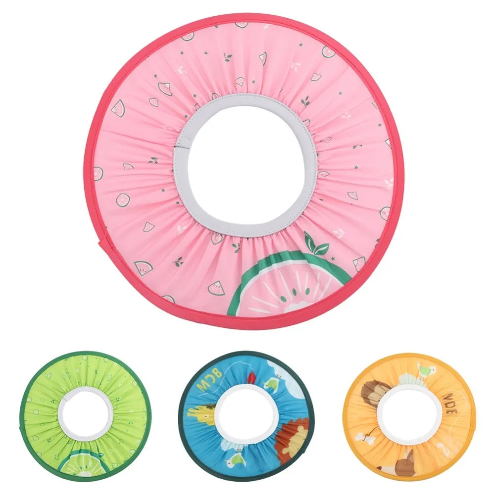 Baby Bath Cap Shampoo Bathing Cute Adjustable Elastic Ear Protection Soft Safe Infant Toddler Wash Hair Shield Hat Shower Cap