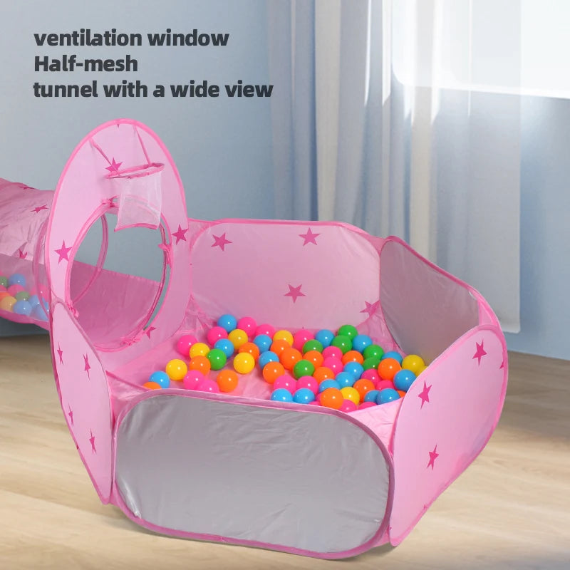 Children's Outdoor Entertainment Play Tent, Play Tunnel - Kids' Ball Pool - Yurt, Space Rocket Toy Playhouse, Princess Fairy Tale Playhouse, Children's Leisure Toy, Kids' Secret Space, Beach and Lawn Toys, Ideal Holiday Gift