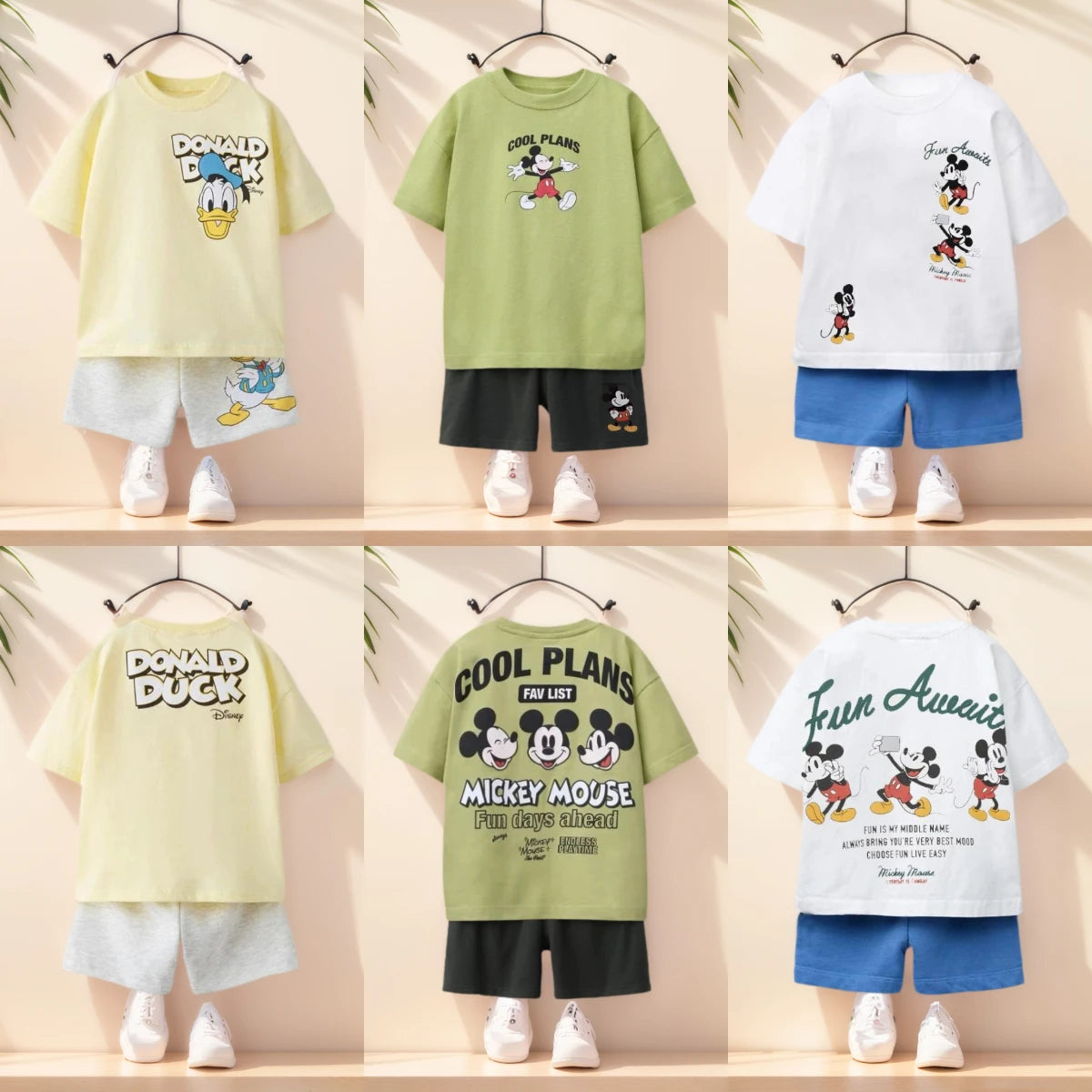 Designer Children's Summer Short Sleeved Set Pure Cotton For Girls' Summer Wear And Boys  Outdoor Sports Suit Kids Clothing