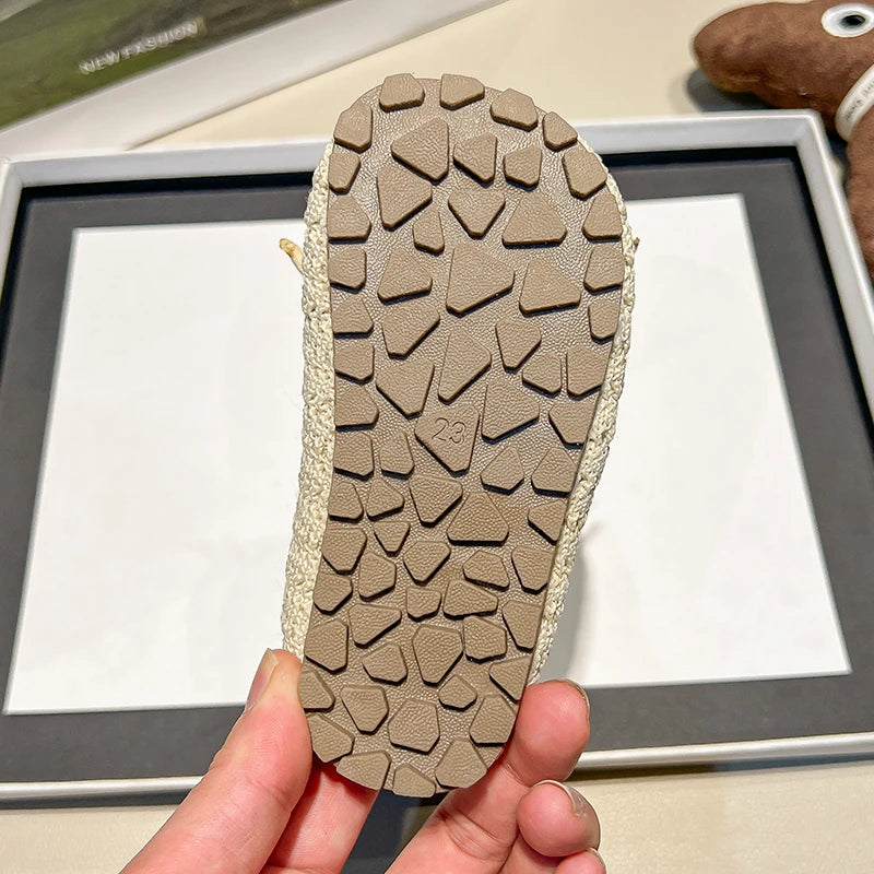 Kids Crochet Strap Sandals for Girls Summer New Anti-slippery Soft Sole Toddler Beach Shoes Pastel Colors Chic Outdoor Vacation