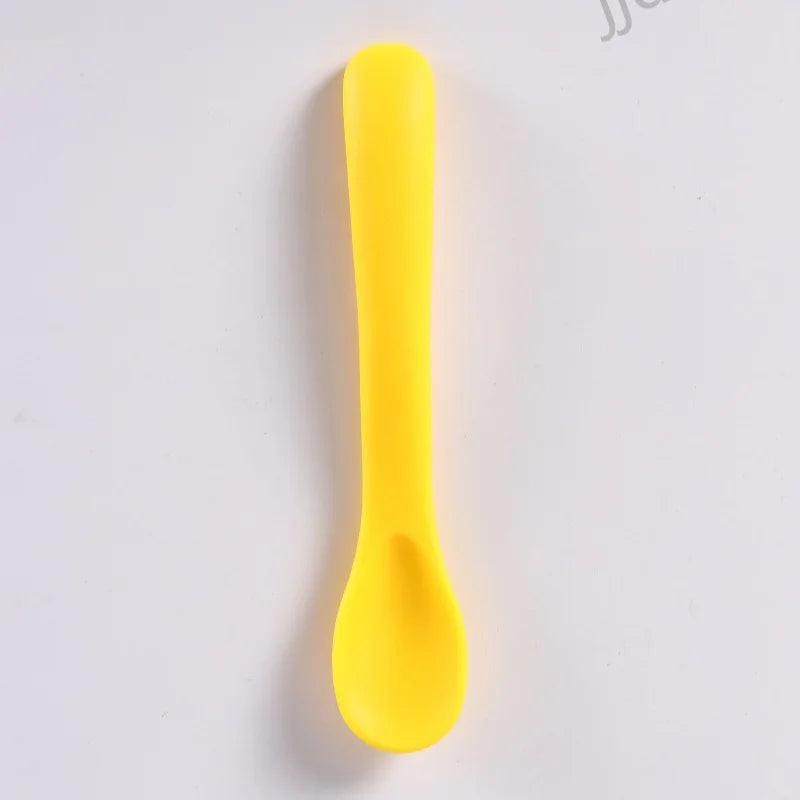 1/2 PCS Baby Learning Spoons Utensils Set Newborn Feeding Spoon Set Toddler Scoop Weaning Cutlery Children‘s Tablewar