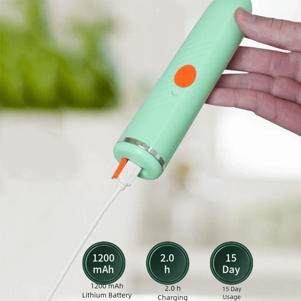 Silicone Baby Bottle Straw Cleaner Flexible Brushes Long Handled Electric Bottle Brush Waterproof Cleaning Brush Set