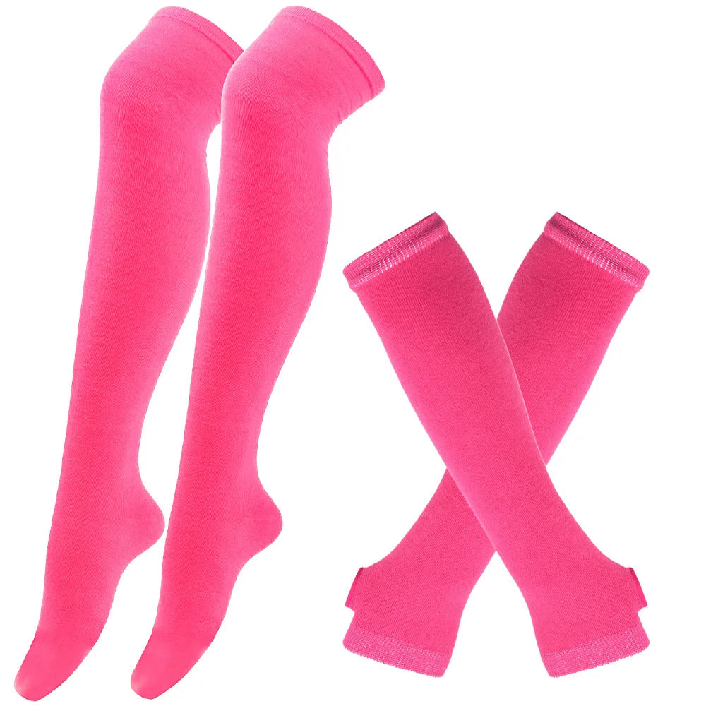 Toddler Girls Socks Student Striped Socks Daily Wear Teenage Disguise Christmas Halloween Carnival Socks