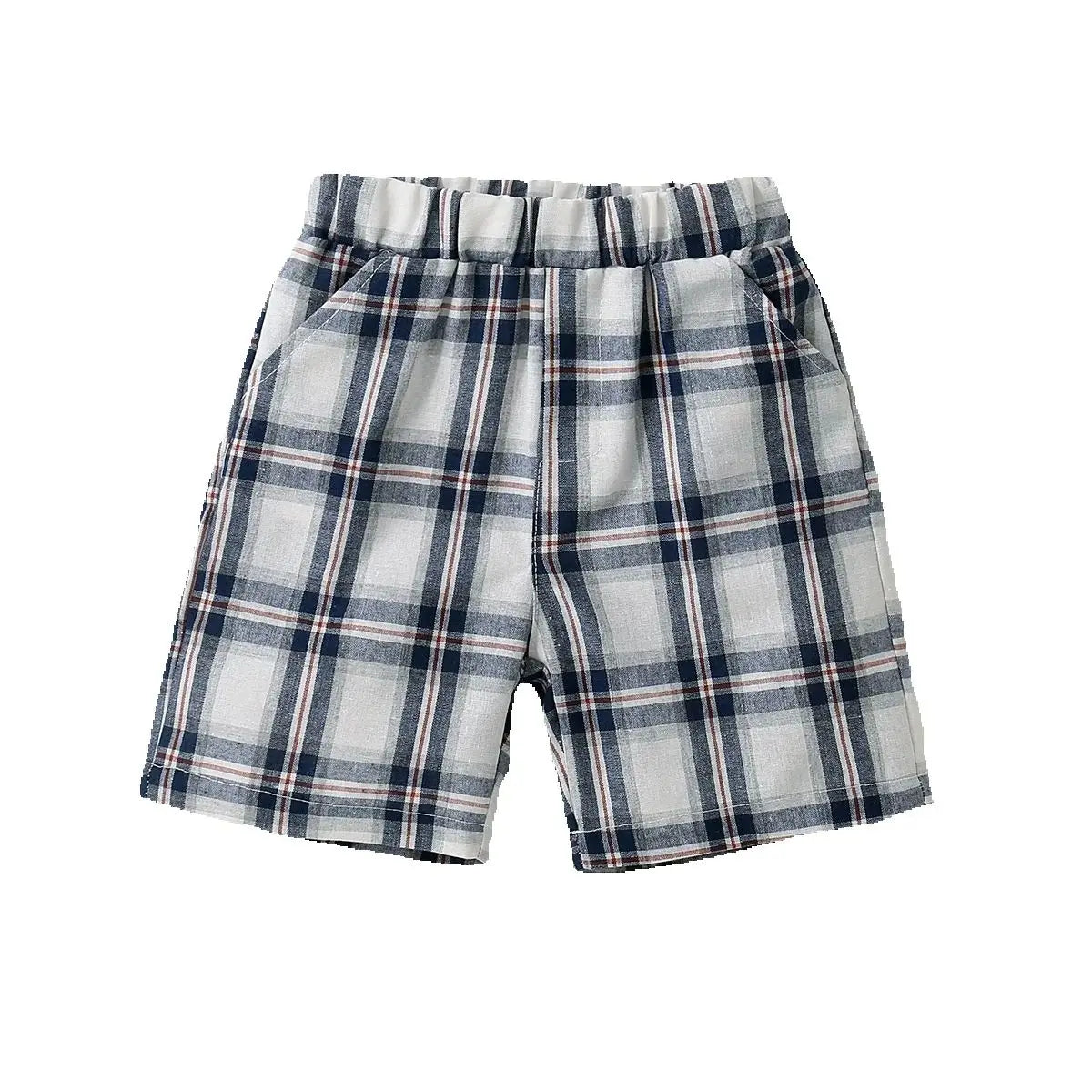 2025 New Boys Fashion Woven Shorts Children's Summer Outerwear Trendy Handsome Formal Suit Dress Pants ﻿