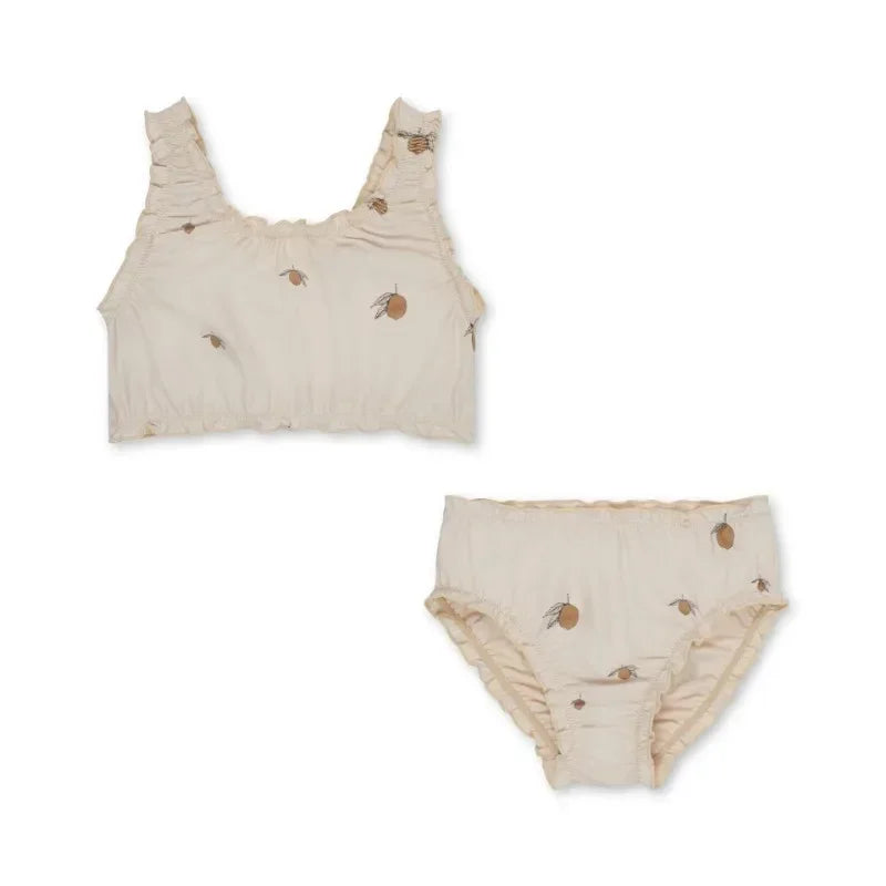 Baby Girls Sunscreen Swimsuit  Girl Swimwears Quick Drying  Bikini Two Pieces Bebe Swimsuits  Kids Swimwear for Girls One-pieces